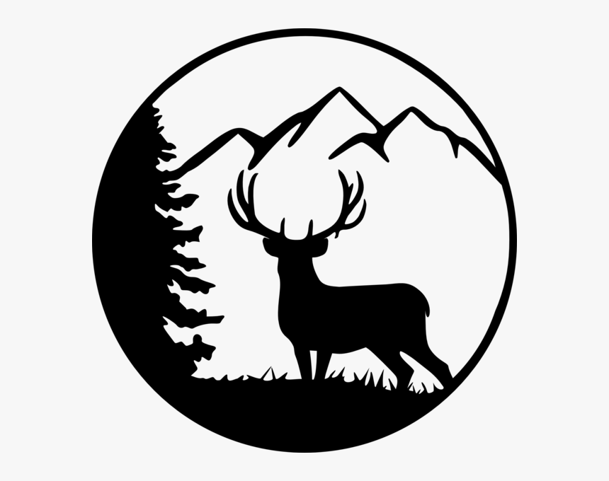 Transparent Deer Clip Art - Deer Black And White Clipart, HD Png