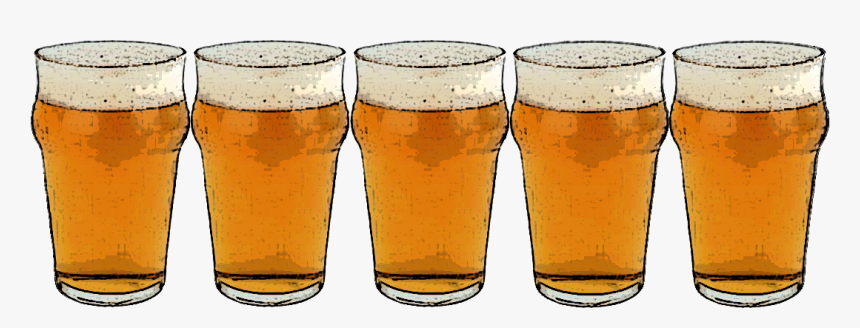 Transparent Beer Mug Clipart - Pint Glass Clip Art, HD Png Download