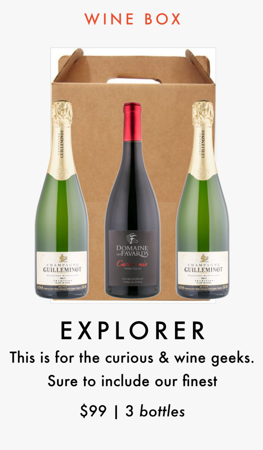 La Cave October Wine Club Box Selection - Champagne, HD Png Download