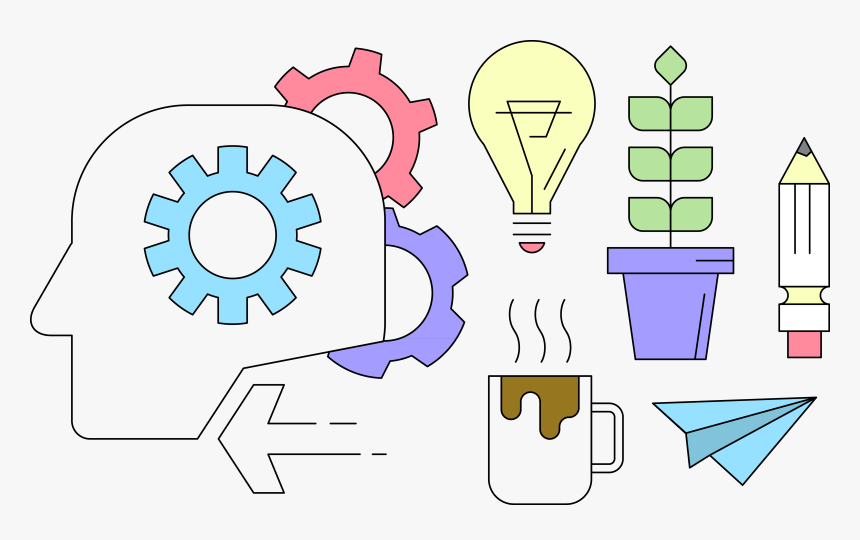 Lightbulb Clipart Inspiration - Design Thin Icons Svg, HD Png Download