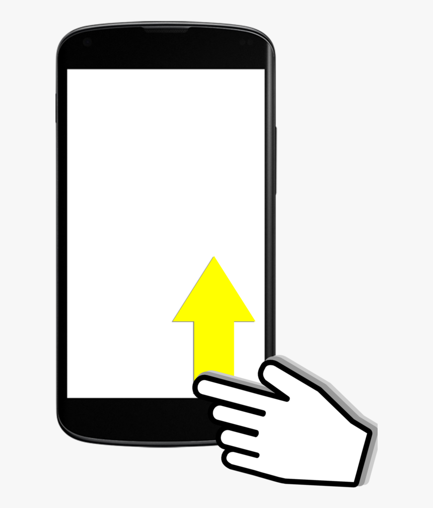 Cell Phones Are No Longer A Utility Product But They - Dedo Deslizando Para Cima, HD Png Download