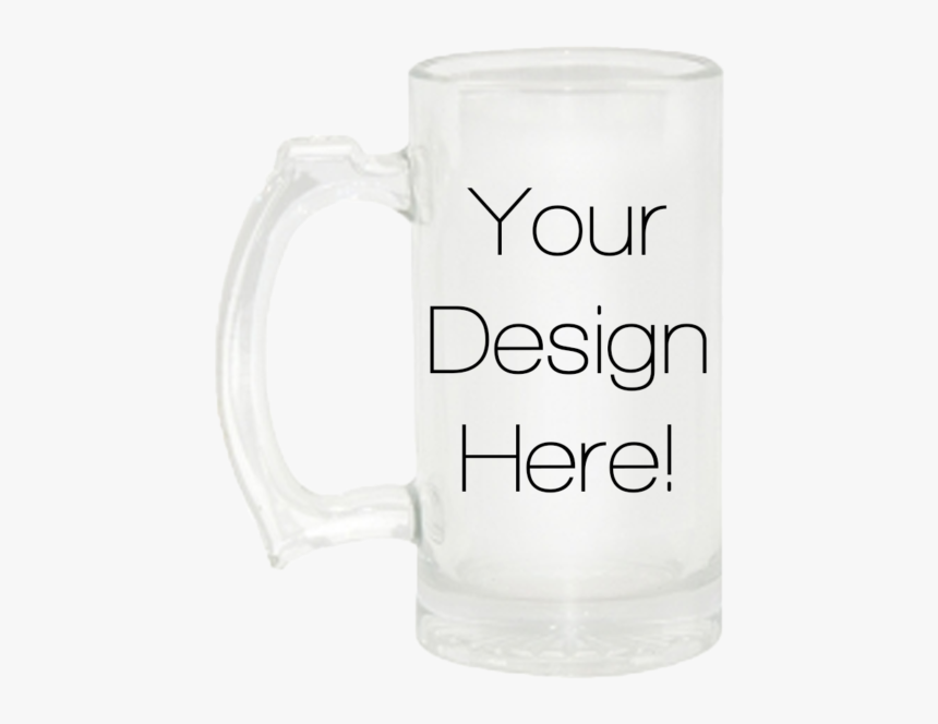 16oz Glass Beer - Beer Stein, HD Png Download