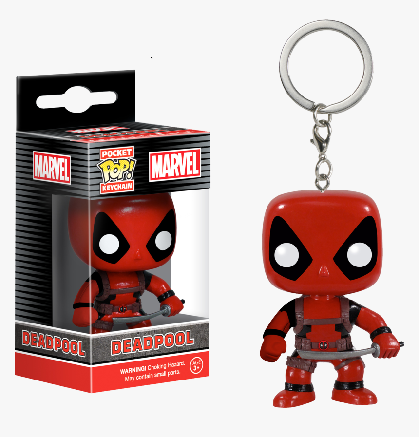 Deadpool Pop Keychain - Pocket Pop Keychain Marvel, HD Png Download