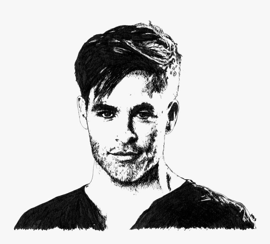Chris Pine - Sketch - Sketch, HD Png Download