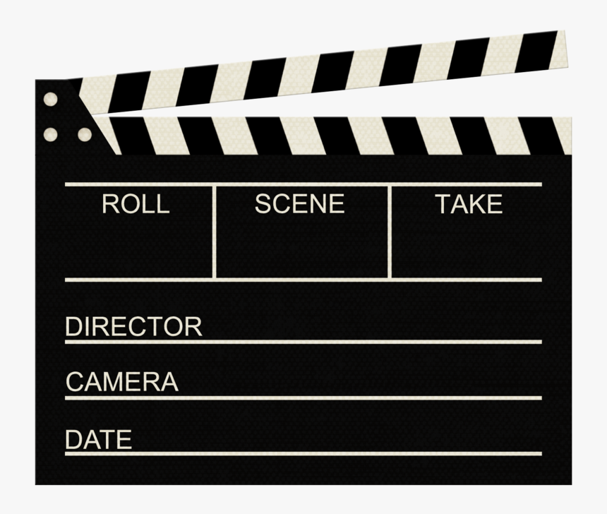 Clapperboard Png Image High Resolution Clapper Board, Transparent Png