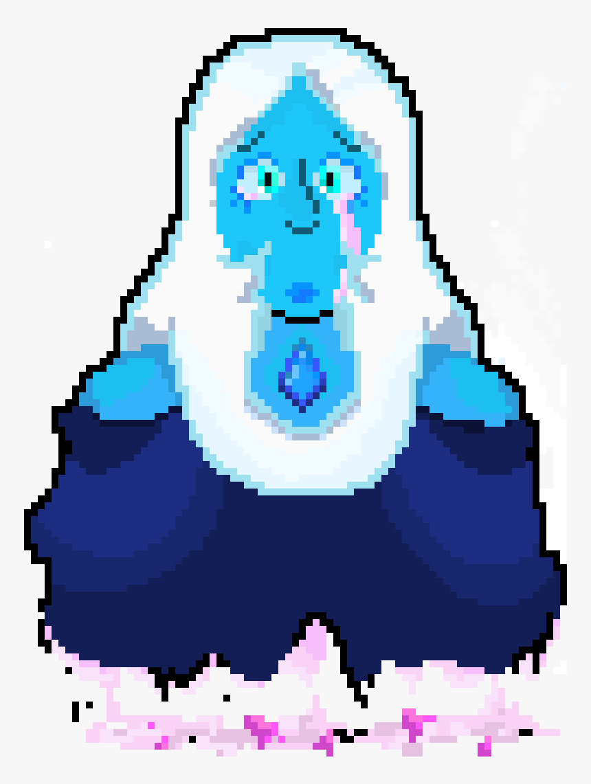 pixel art blue diamond png download