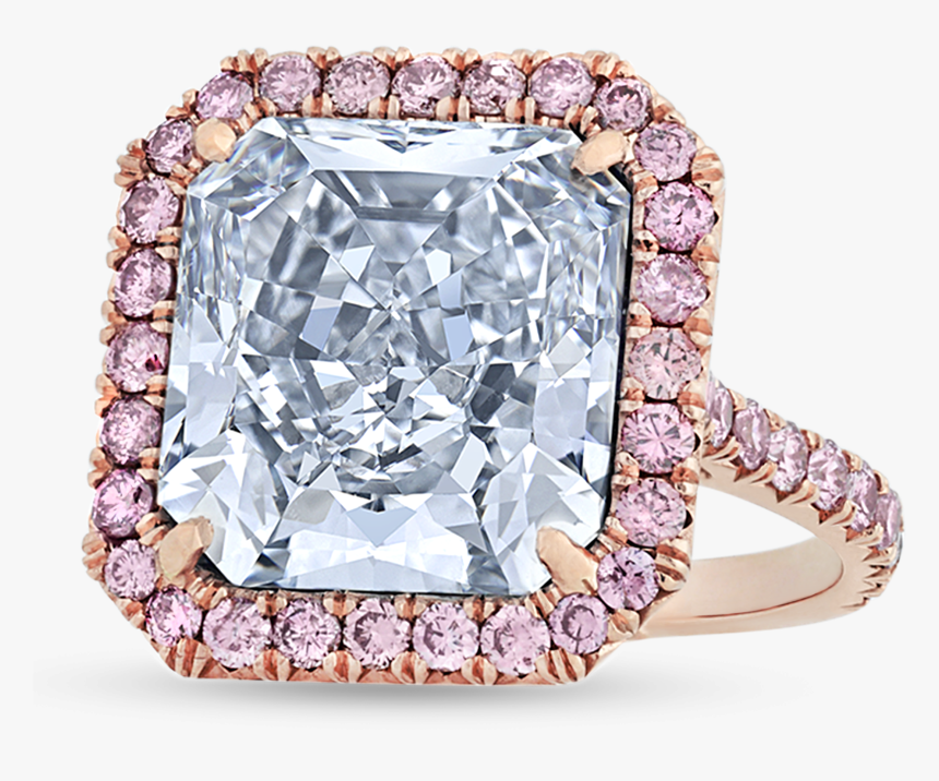 Fancy Blue Diamond Ring, - Fancy Blue Natural Diamond Ring, HD Png Download