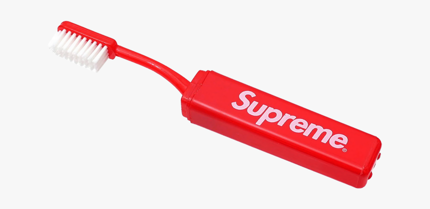 Supreme Travel Toothbrush Fw - Supreme Toothbrush, HD Png Download