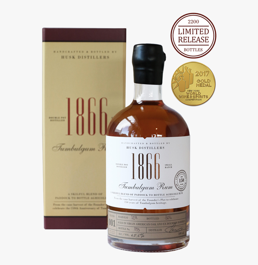 1866 Tumbulgum Rum , Png Download - Husk Distilleries Tumbulgum Rum Rum, Transparent Png