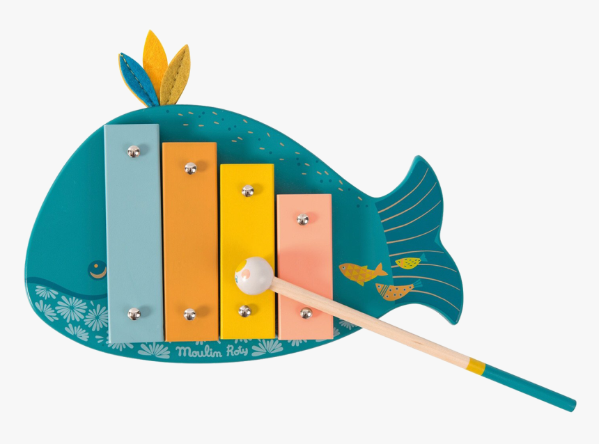 Moulin Roty Whale Xylophone - Xylophone Moulin Roty, HD Png Download