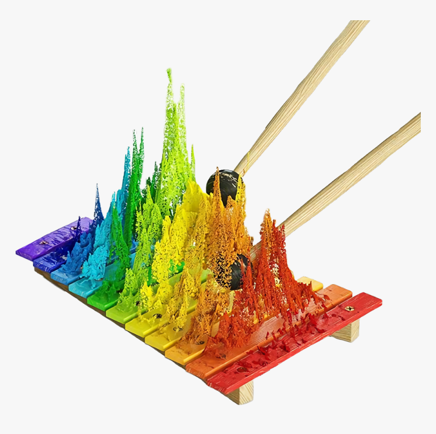 #xylophone #music #rainbow #colorful #pridemonth #instrument - Visual Arts, HD Png Download