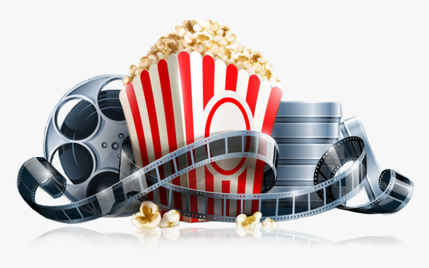 Popcorn And Movie Png, Transparent Png