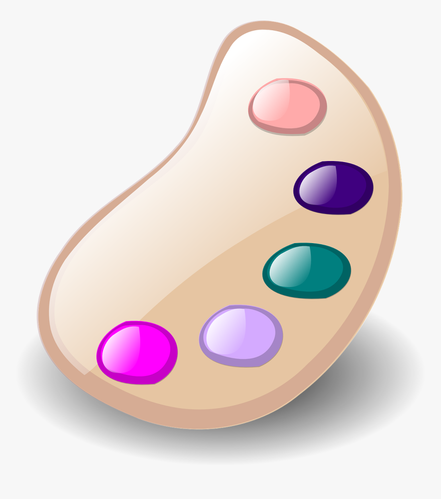 Pastel Art Palette, HD Png Download