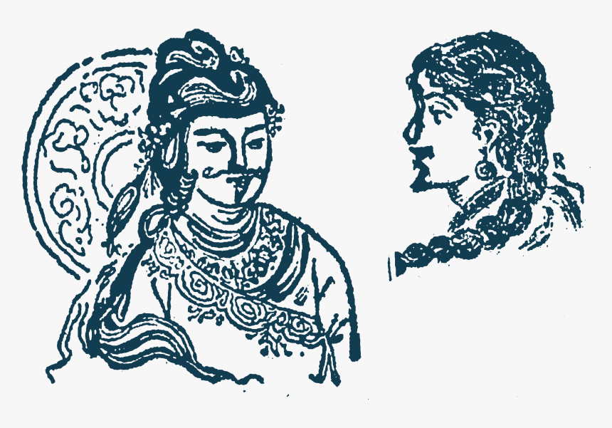 Nala Damayanti Banabasa Vectorised - Illustration, HD Png Download