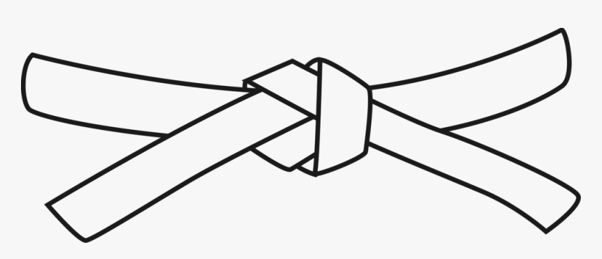 Taekwondo Drawing Karate Black Belt - Karate Belt Clipart, HD Png Download