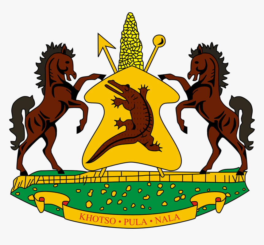 Coat Of Arms Of Lesotho, HD Png Download