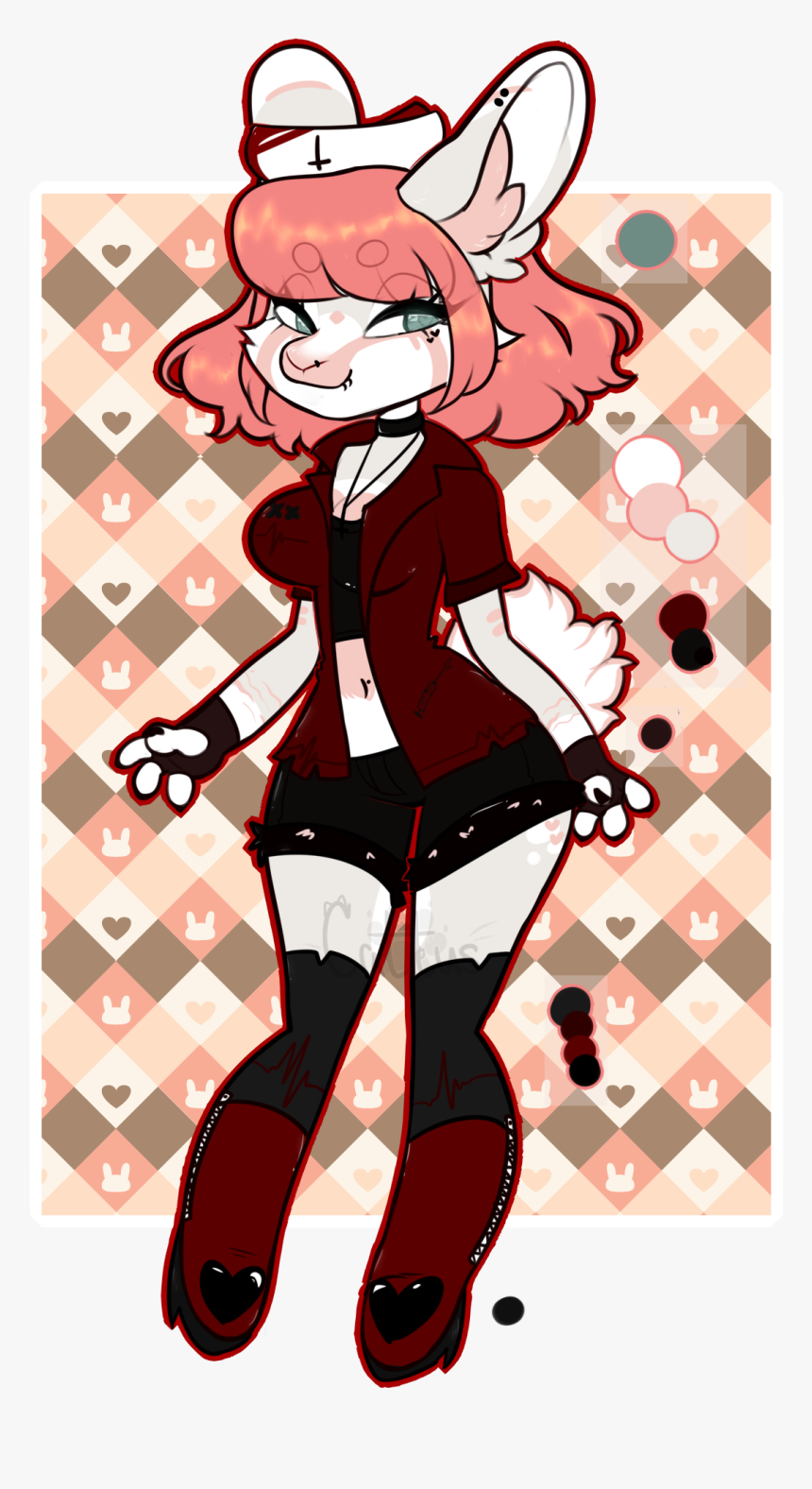 Satanic Nurse Adopt Closed - Anthro Furry Nurse, HD Png Download
