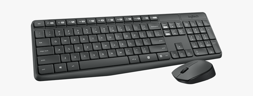 Mk235 Wireless Keyboard And Mouse - Logitech Cordless Desktop Mk235, HD Png Download