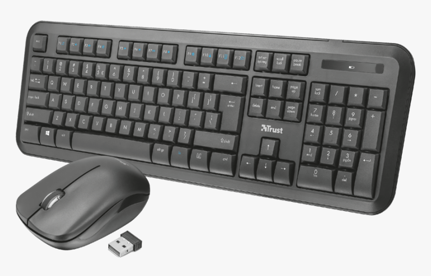 Nova Wireless Keyboard With Mouse - Keyboard, HD Png Download