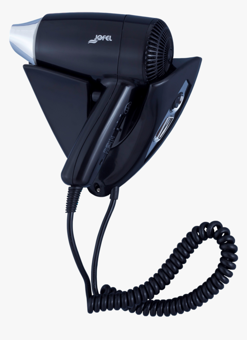 Secadora Cabello Negra Pared, HD Png Download