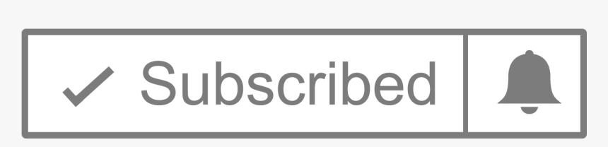 Youtube Official Subscribed And Bell Png - Sign, Transparent Png