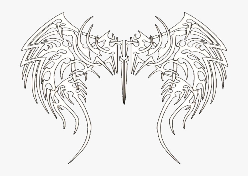 Tribal Wings Psd , Png Download - Wings Tribal, Transparent Png