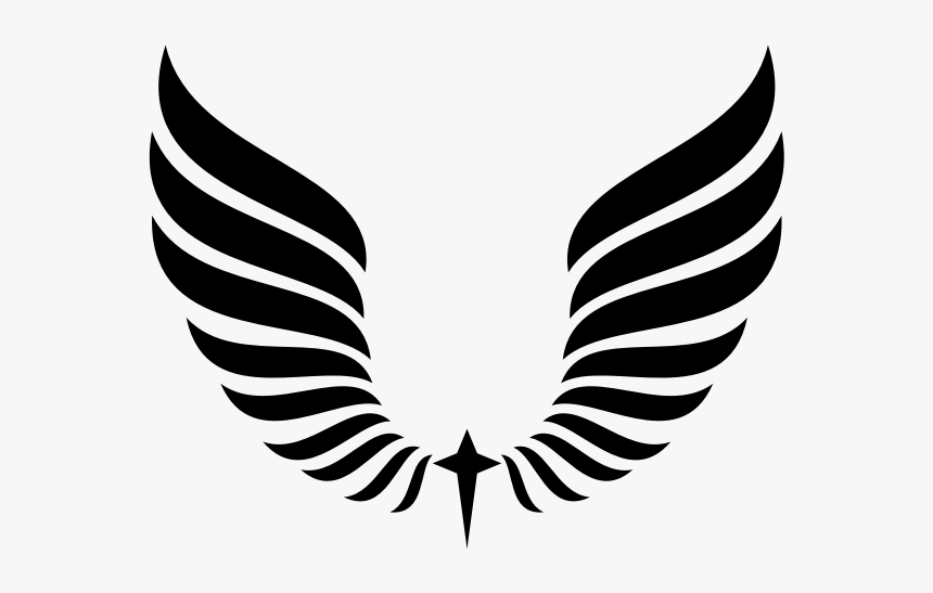 Wing Silhouette Cut File - 2020 Png, Transparent Png