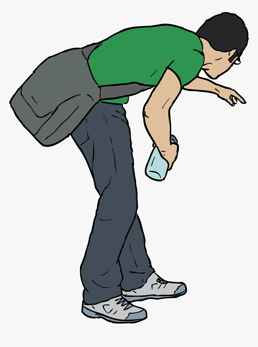 This Free Icons Png Design Of Luke Lamborn Reaching - Clipart Man Looking Down, Transparent Png