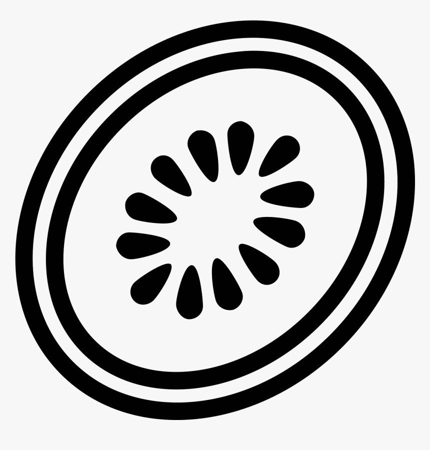 The Object Is An Oval Shape That Is Angled To The Right - Black And