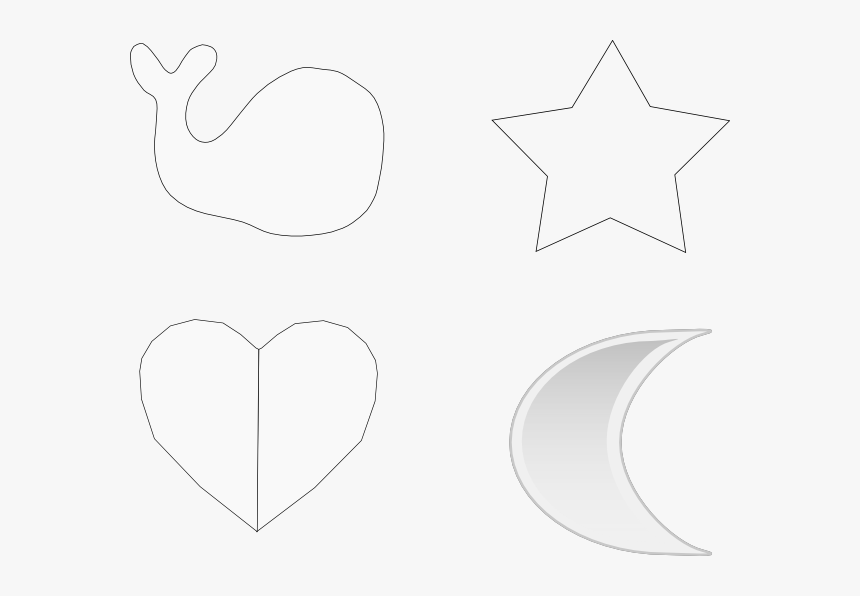 Whale Silhouette Svg Clip Arts - Heart, HD Png Download