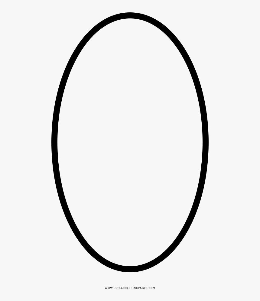 Oval Coloring Page Oval Coloring Page