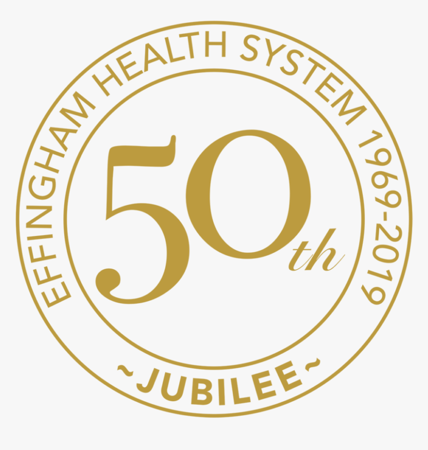 Effingham Health System 50th Anniversary Seal - Ohsas 18001, HD Png Download
