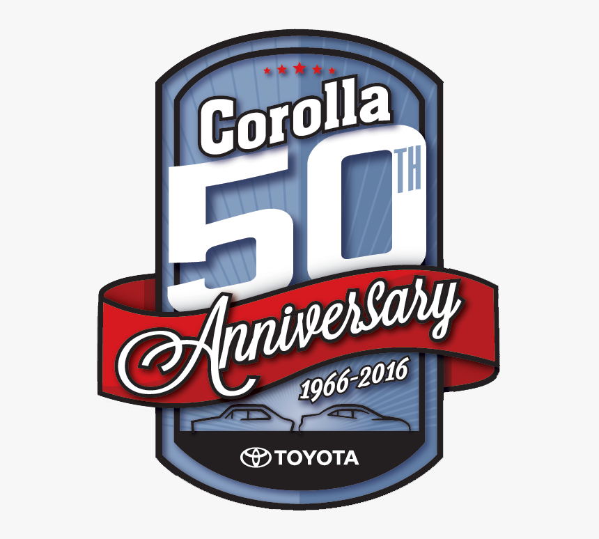 Toyota Corolla 50th Anniversary Logo, HD Png Download