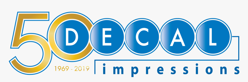 Decal Impressions Announces 50th Anniversary - Graphic Design, HD Png Download
