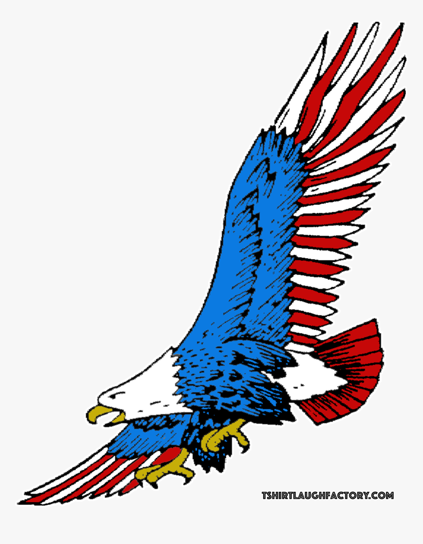 American Eagle Flying T Shirt, HD Png Download