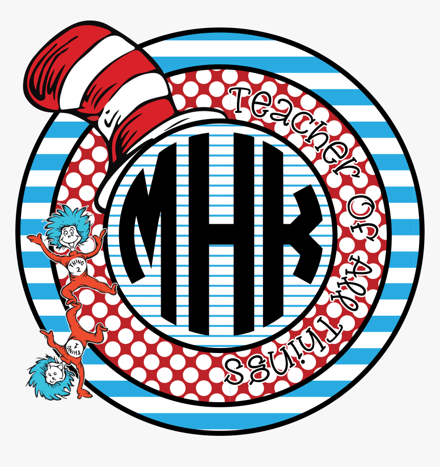 Seuss Reading Across America Day Transfers - Oxygen Atomic Structure Png, Transparent Png
