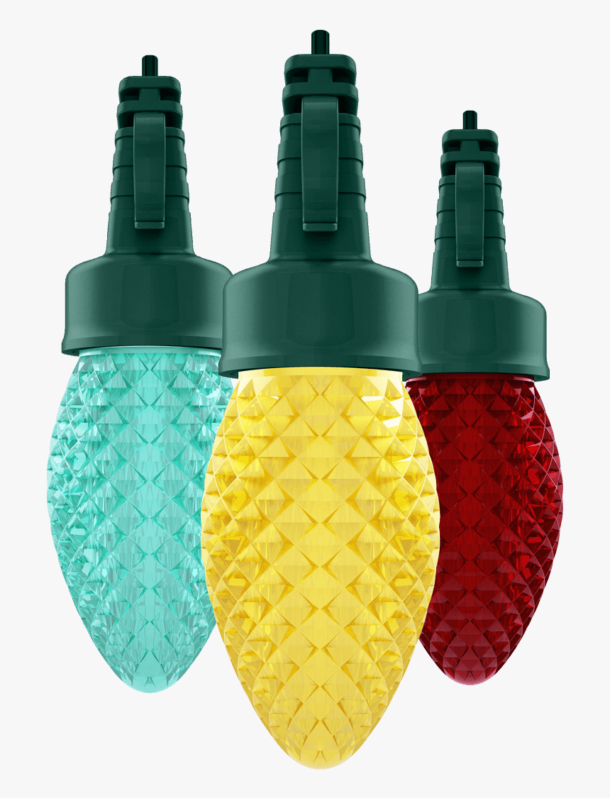 C9 Transparent Christmas Lights - Christmas Lights, HD Png Download
