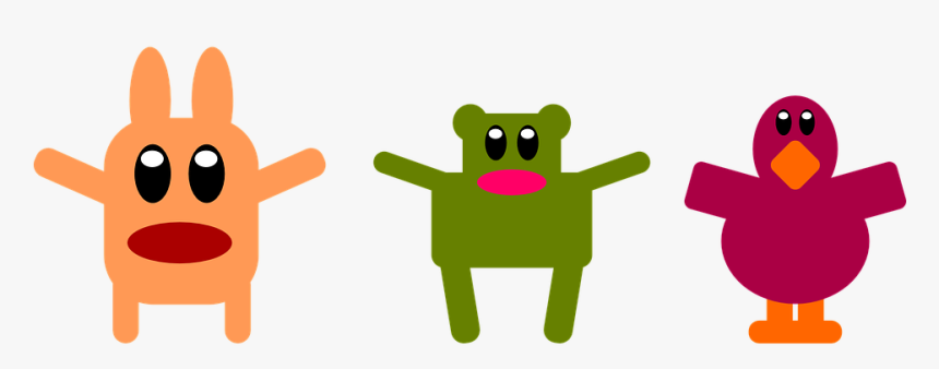 Animals, Characters, Toys, Small, Kids, Children, Funny - Cute Clip Art Designs, HD Png Download