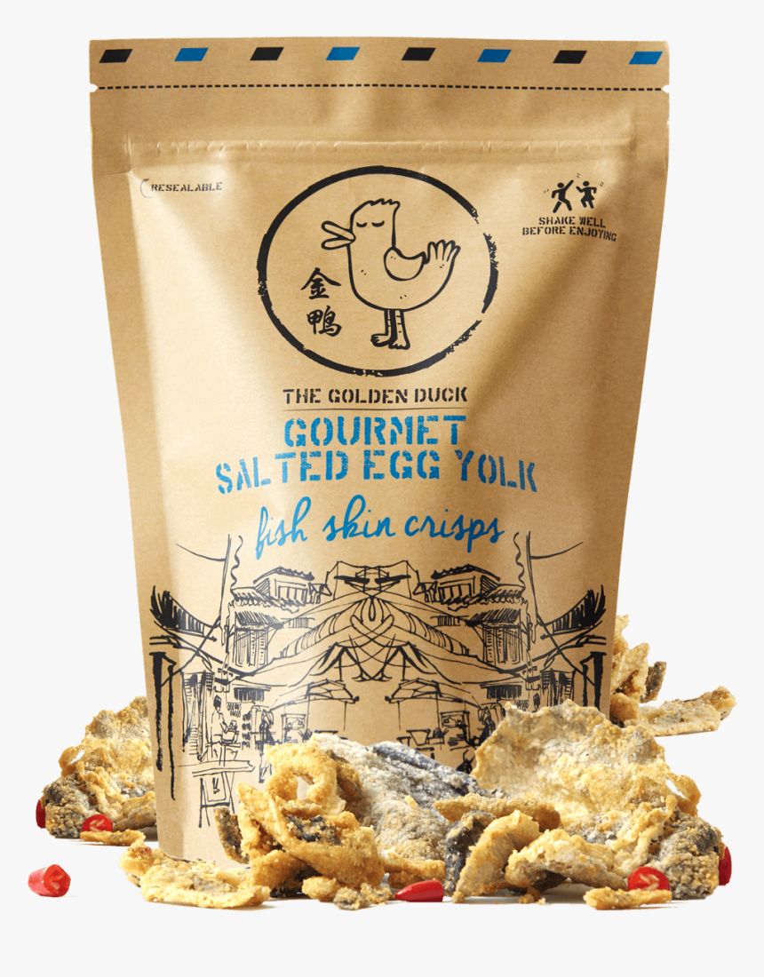 Salted Egg Fish Skin, HD Png Download