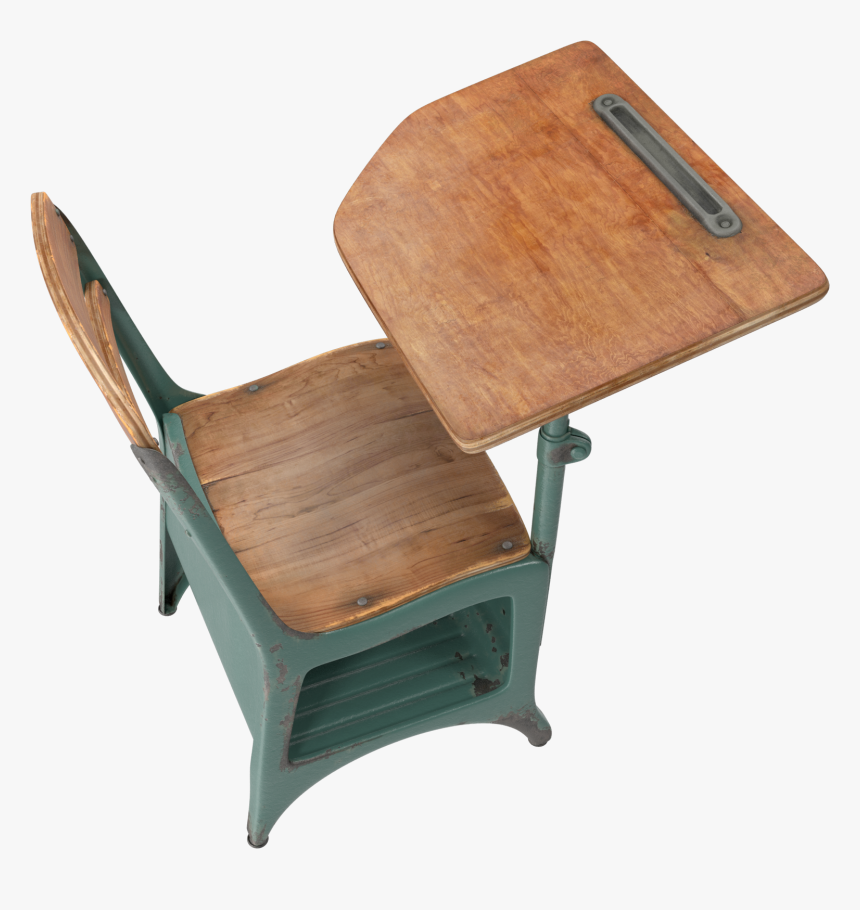 Antique School Desk Png Image - School Desk Transparent, Png Download