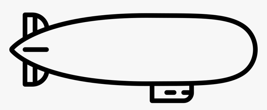 Zeppelin Facing Right - Cable, HD Png Download