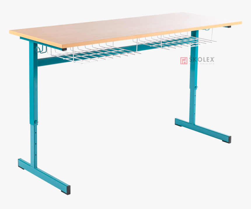 School Desk Tau Height-adjustable - Computer Iron Tables, HD Png Download