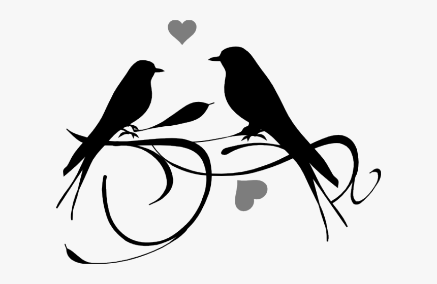 Love Wood Clipart Black And White - Love Black And White, HD Png Download