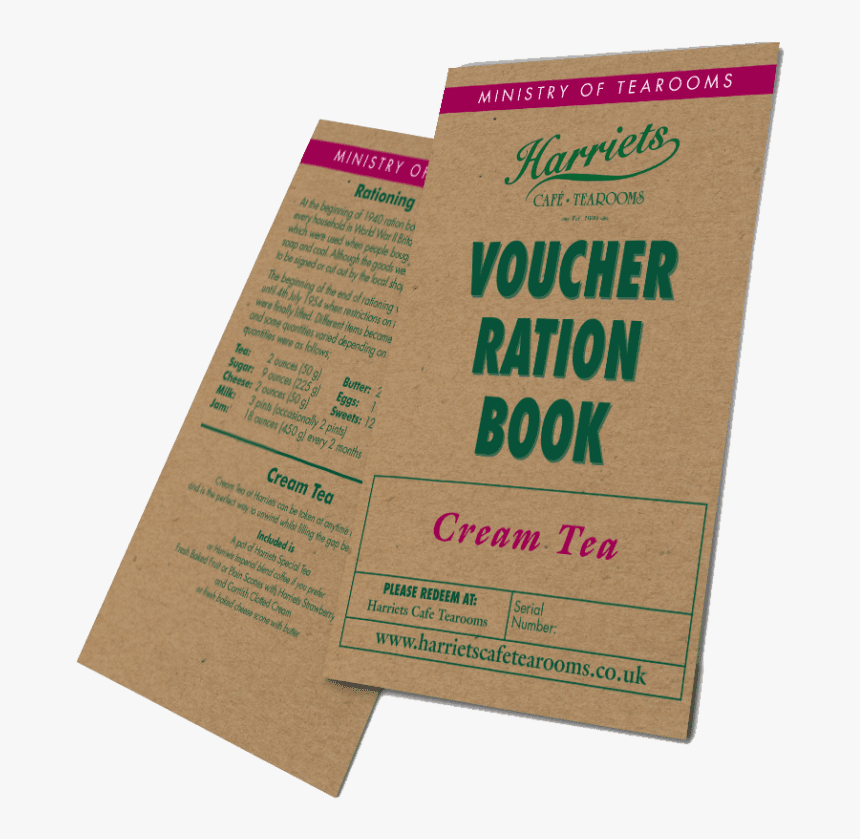 Harriets Cream Tea Voucher - Construction Paper, HD Png Download