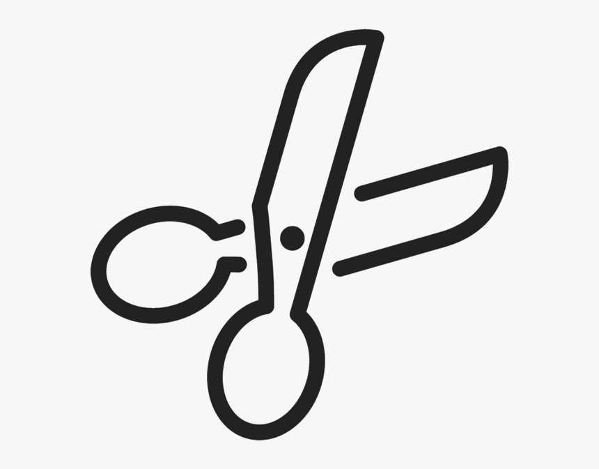 Computer Icons Textile Rubber Stamp Scissors Clip Art - Scissor Icon, HD Png Download