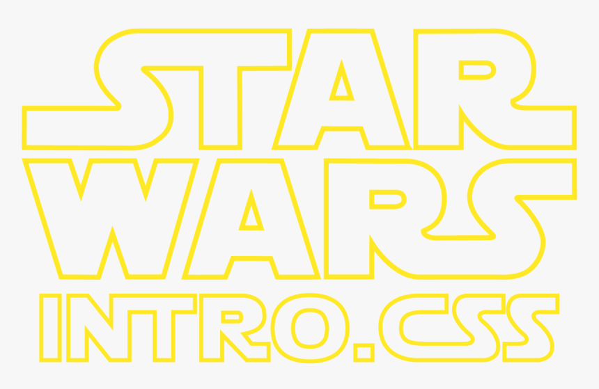 A Few Days Ago, During - Star Wars Title Png, Transparent Png