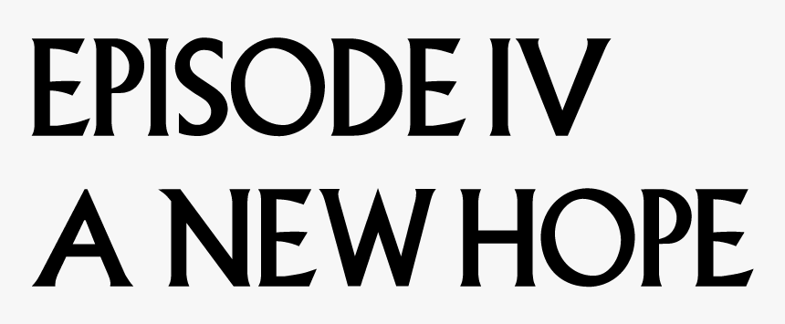 Star Wars Subtitles - Star Wars Fonts, HD Png Download