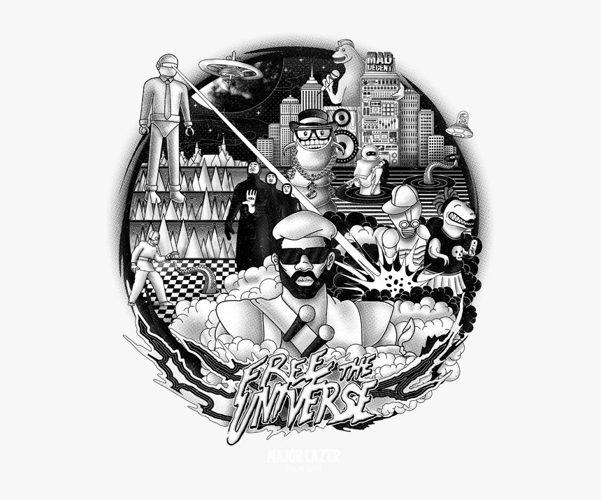 Major Lazer , Png Download - Cartoon, Transparent Png