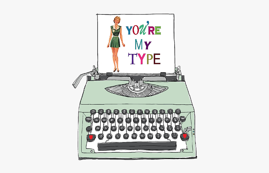 Typewriter Cute, HD Png Download