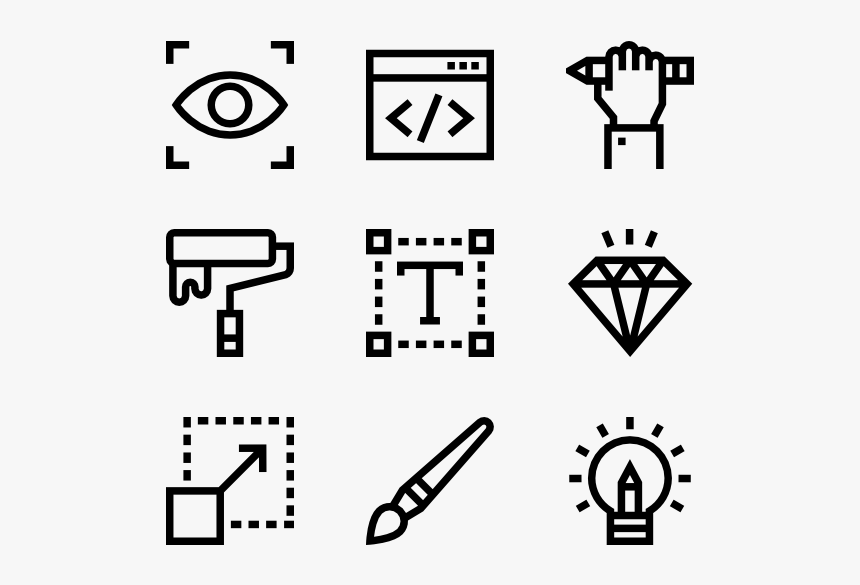 Graphic Design - Paint Brush Ai Icon, HD Png Download